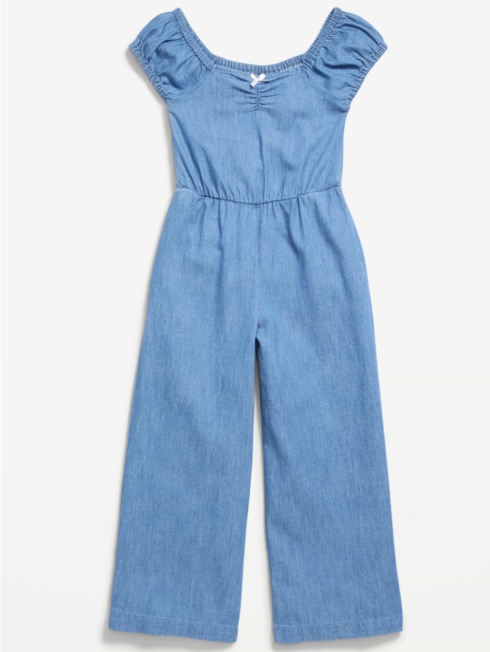 Old Navy, Short- Sleeve Chambray Jumpsuit for girls